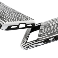 Tough Cases: Stylish Black and White Zebra Print Phone Case