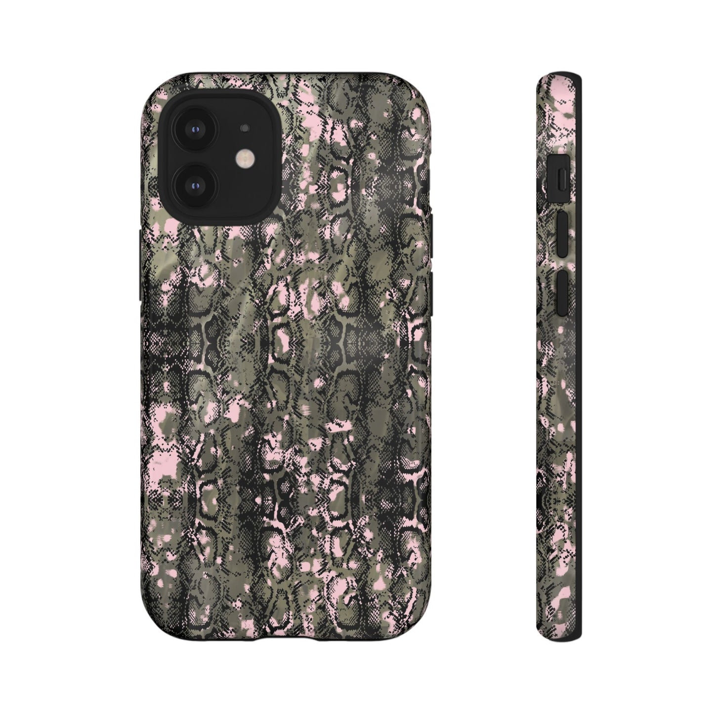 Stylish Snake Print Phone Case for Tough Protection