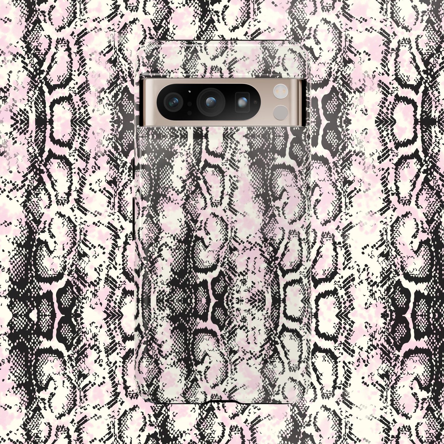 Stylish Snake Print Phone Case - Tough Protection for Trendsetters
