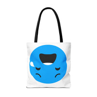 Emotional Expression Tote Bag - Cute Sad Face Design
