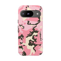 Stylish Tough Phone Case – Pink Camo Design for Bold Protection  Make a statement while keeping your phone safe with this eye-catching pink camouflage case that blends fashion with durability.