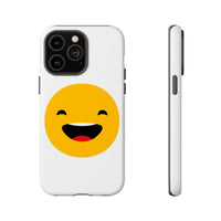 Happy Face Tough Phone Case - Durable Protection with Smile Design