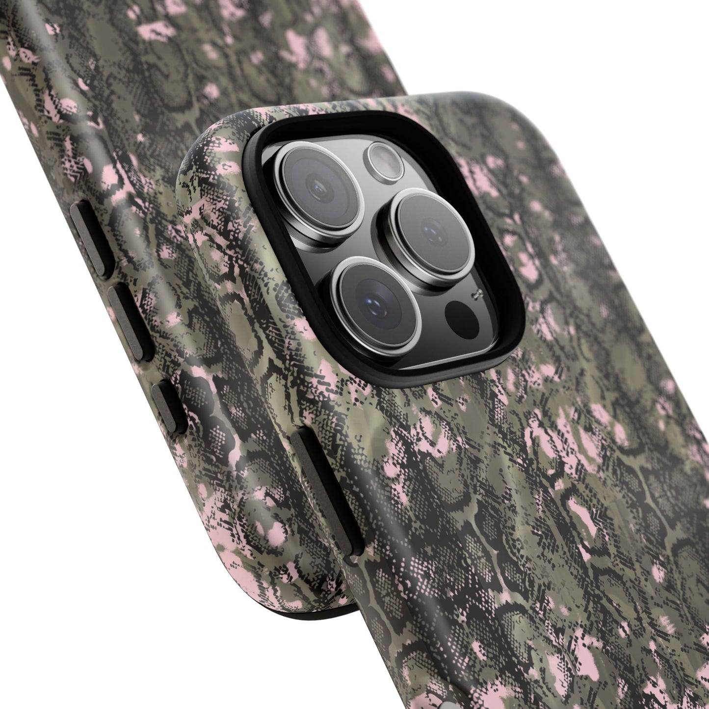 Stylish Snake Print Phone Case for Tough Protection