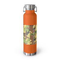 Camouflage Insulated Water Bottle - 22oz Durable Travel Flask