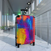 Make a bold statement on your travels with the Vibrant Colorful Suitcase – Stylish Travel Luggage for Adventurers. Designed for those who love to stand out, this suitcase combines functionality with eye-catching aesthetics, ensuring you travel in style