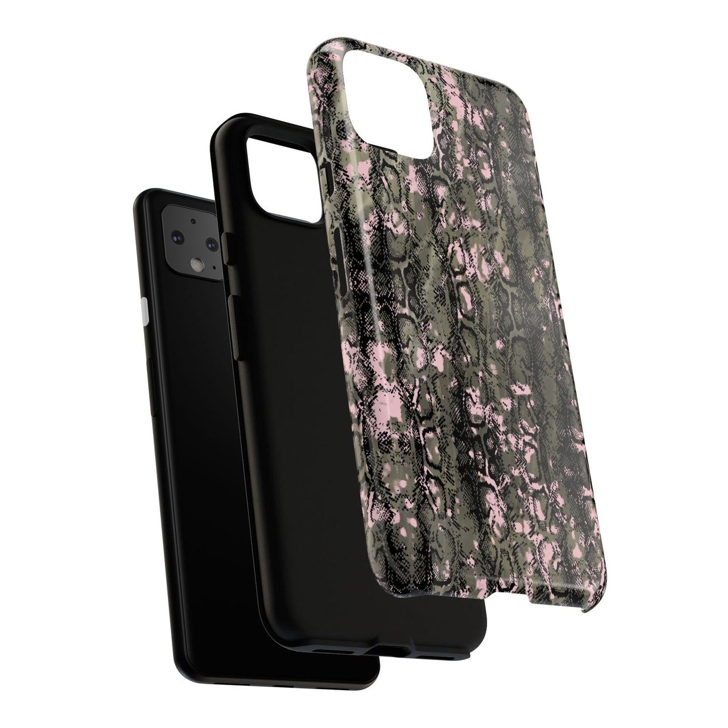 Stylish Snake Print Phone Case for Tough Protection