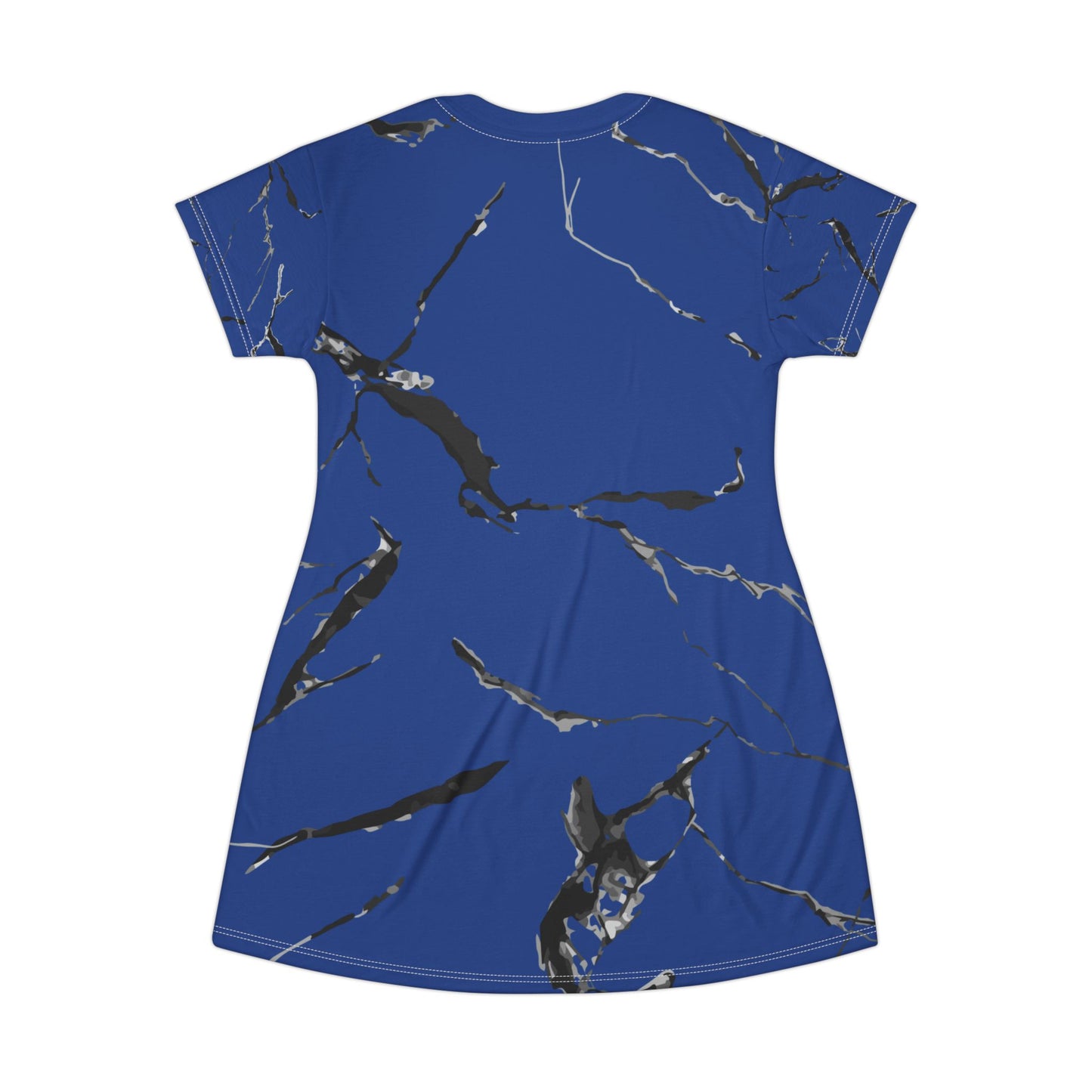 Chic Marble Print T-Shirt Dress, Casual Summer Dress, Vacation Outfit, Trendy Streetwear, Unique Gift for Her