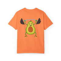 Funny Avocado Workout Unisex T-Shirt - Perfect for Fitness Lovers & Healthy Eating Enthusiasts