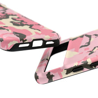 Stylish Tough Phone Case – Pink Camo Design for Bold Protection  Make a statement while keeping your phone safe with this eye-catching pink camouflage case that blends fashion with durability.