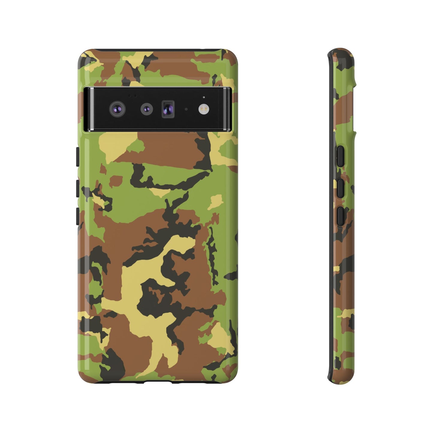 Camo Tough Phone Case - Durable Military Style Cover for Adventure Lovers