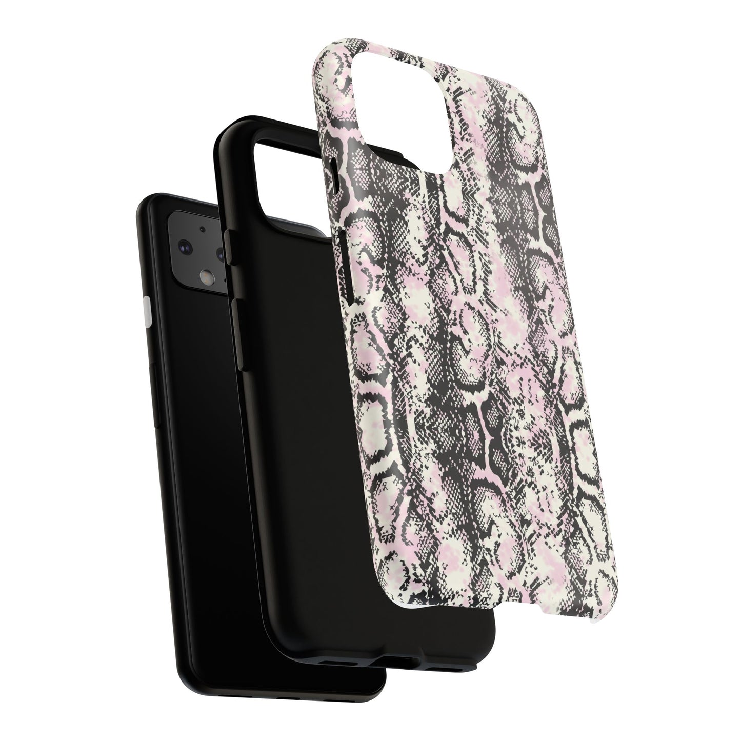 Stylish Snake Print Phone Case - Tough Protection for Trendsetters