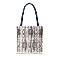 Elegant Python Print Tote Bag - Stylish and Trendy Carryall for Everyday Use