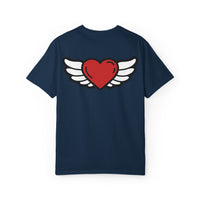 Vintage Winged Heart Unisex T-Shirt - Casual Love Tees