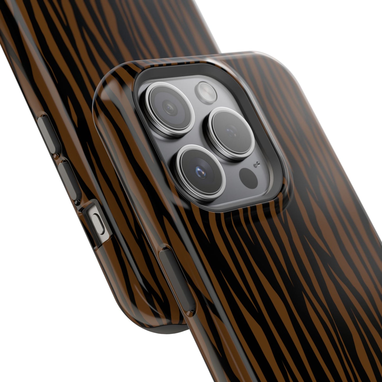 Stylish Magnetic Tough Phone Case - Bold Striped Design