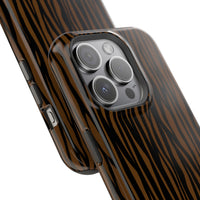Stylish Magnetic Tough Phone Case - Bold Striped Design