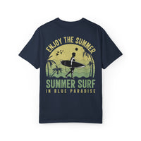 Vintage Summer Surf T-shirt, Summer Vibes, Beachwear, Unisex Graphic Tee, Casual Summer Apparel, Vacation Shirt