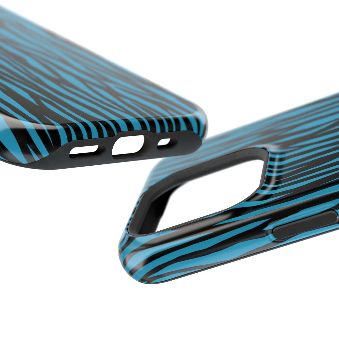 Zebra Print Magnetic Tough Case for iPhone - Durable & Stylish Phone Protection