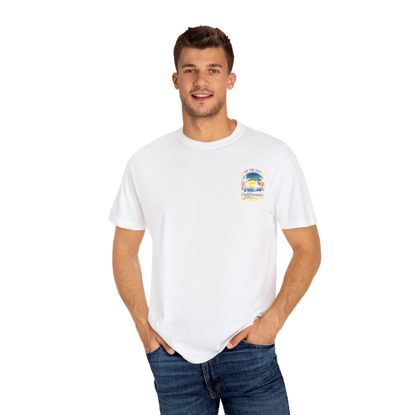California Summer Vibes T-Shirt, Unisex Beach Tee, Surfing Apparel, Gift for Surfers, Summer Wardrobe Essential