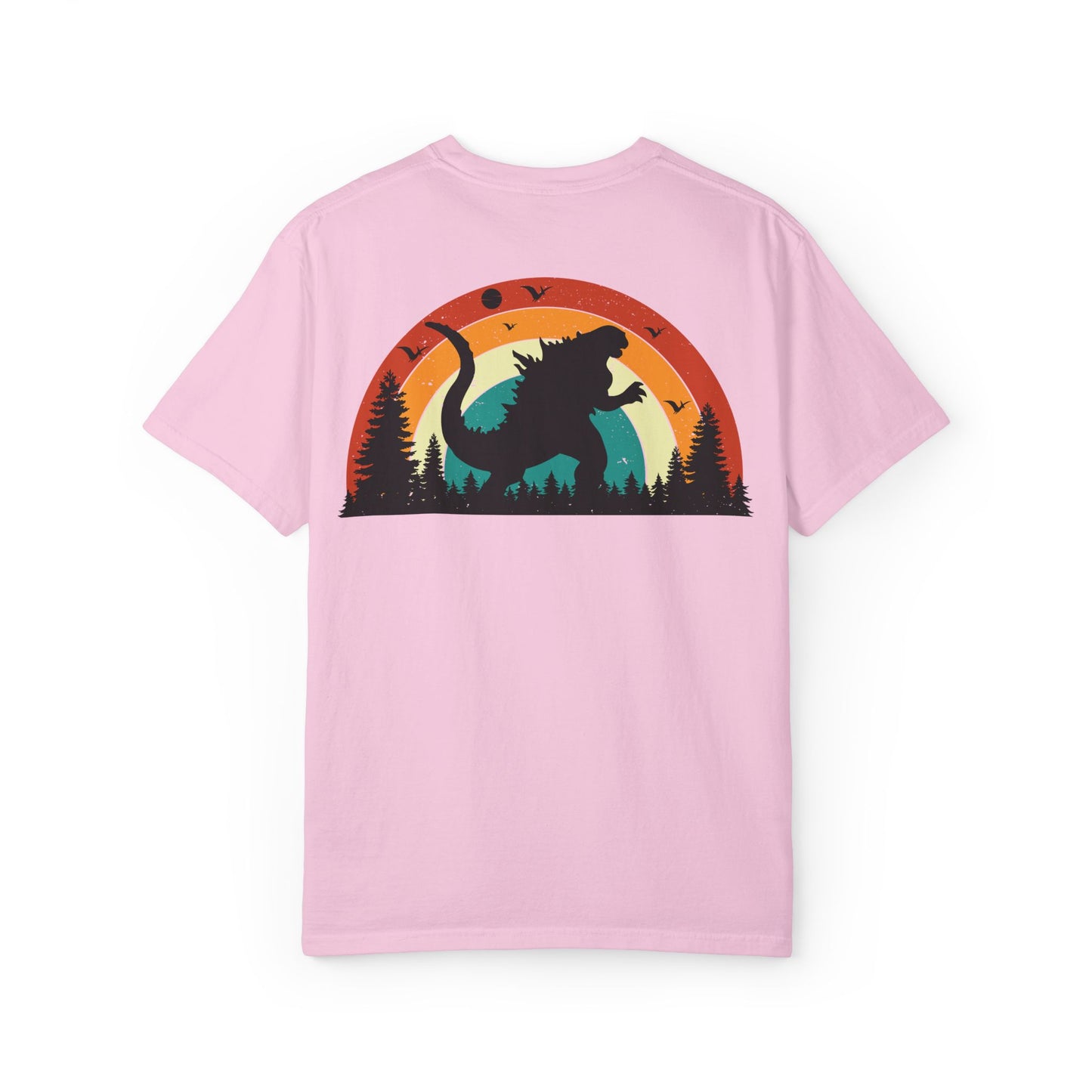 Retro Sunset Dinosaur Unisex T-Shirt