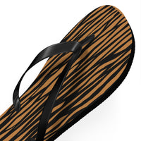 Stylish Animal Print Flip Flops for Beach Days, Summer Sandals, Vacation Footwear, Casual Slip-Ons, Gift for Her