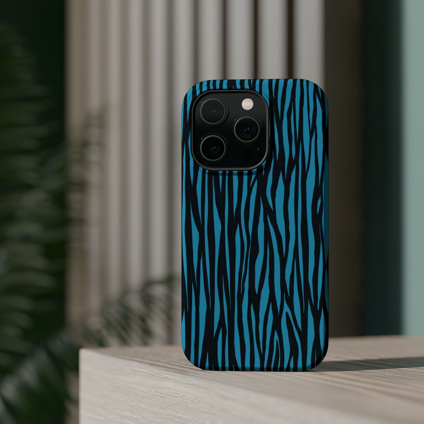Zebra Print Magnetic Tough Case for iPhone - Durable & Stylish Phone Protection