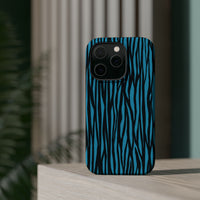 Zebra Print Magnetic Tough Case for iPhone - Durable & Stylish Phone Protection