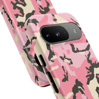 Stylish Pink Camouflage Phone Case – Tough Cases for Trendsetters
