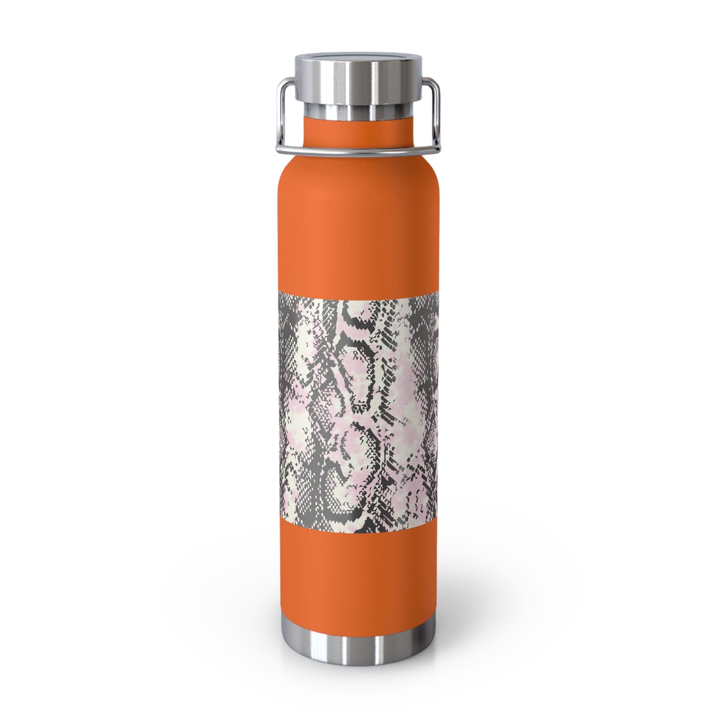 Trendy Snakeskin Insulated Water Bottle - 22oz - Perfect for Travel & Outdoor Adventures