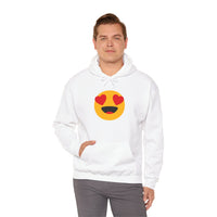 Heart Eyes Emoji Hoodie - Unisex Heavy Blend™ Sweatshirt