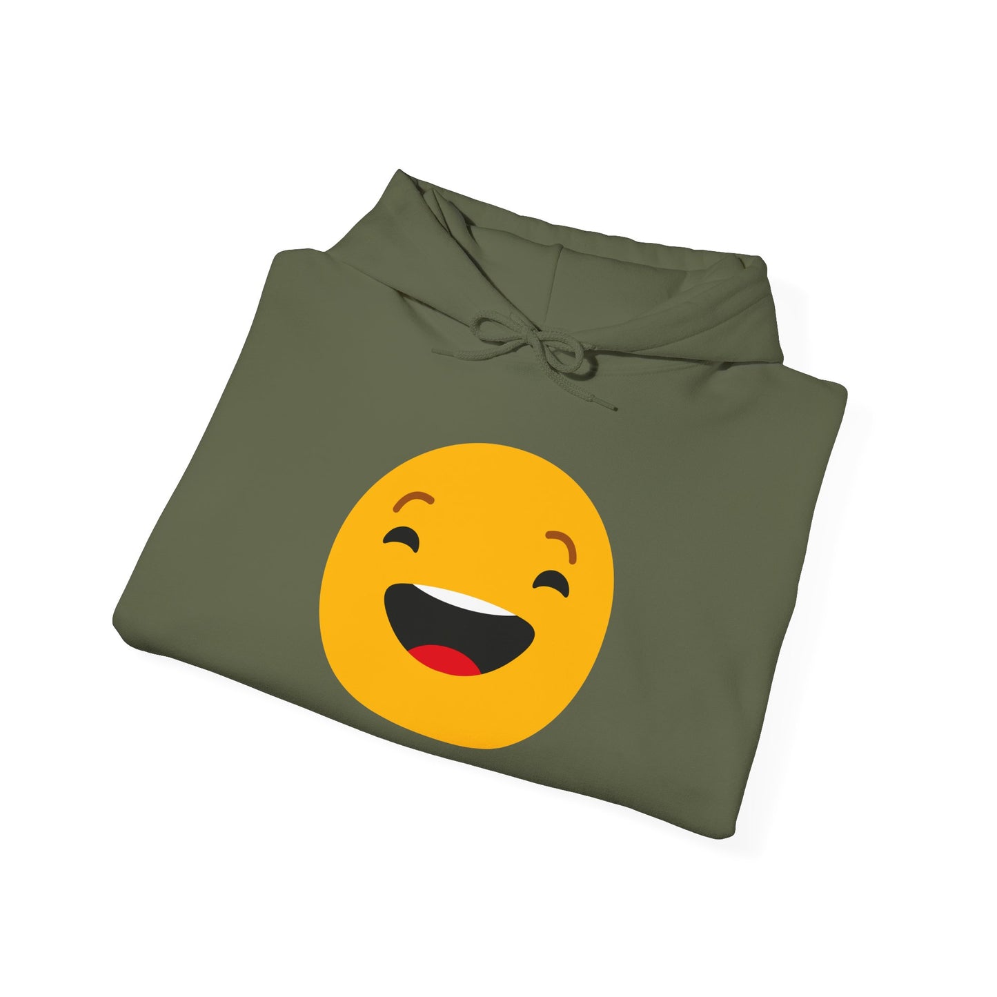 Funny Smile Emoji Hoodie - Unisex Heavy Blend™ Sweatshirt for Everyday Comfort