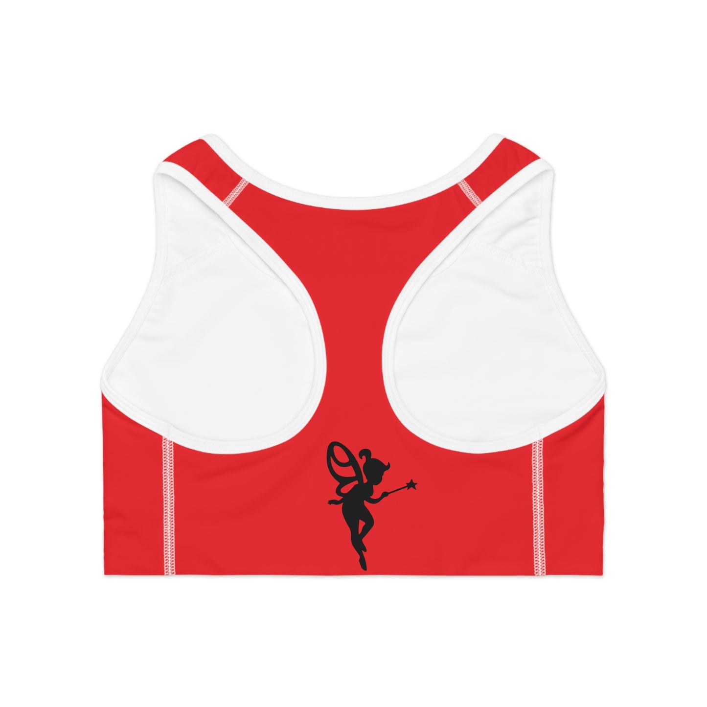 Red Fantasy Fairy Sports Bra – Stylish and Comfortable Activewear