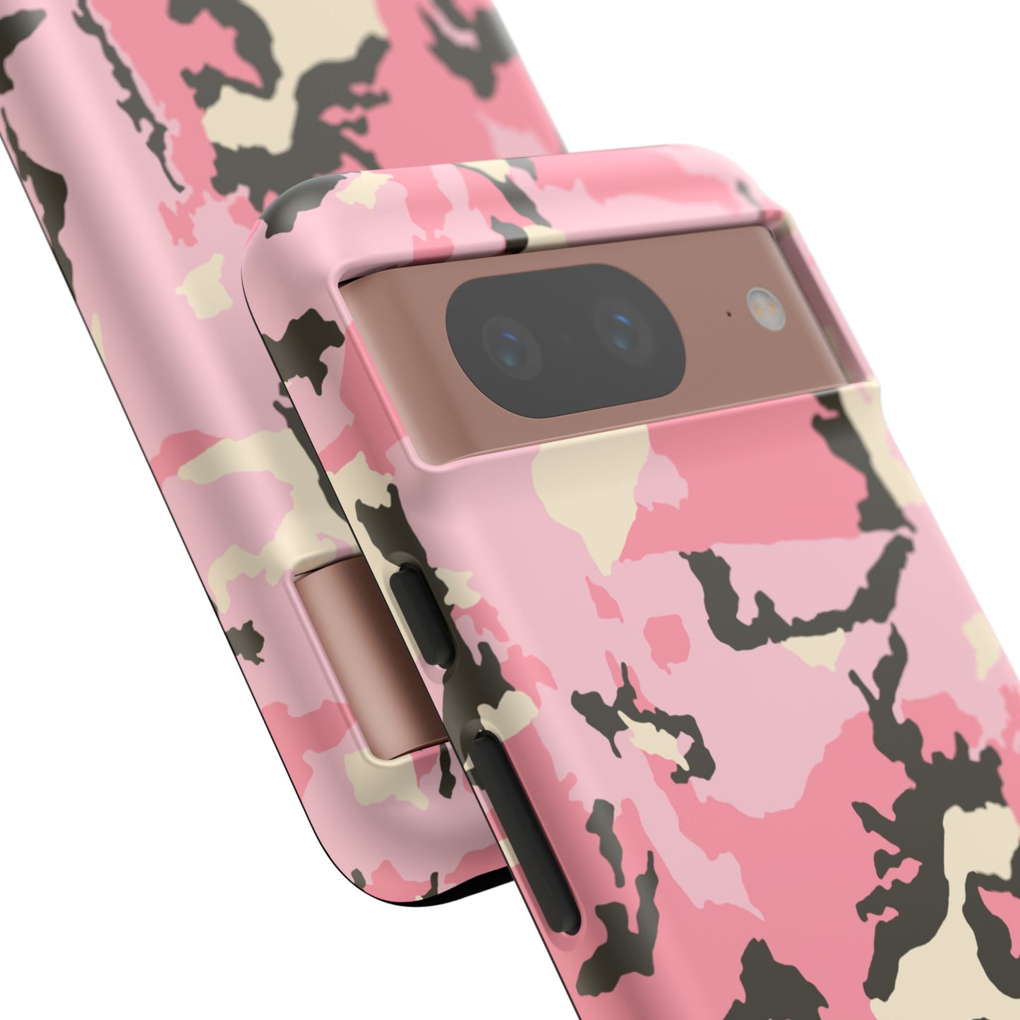 Stylish Tough Phone Case – Pink Camo Design for Bold Protection  Make a statement while keeping your phone safe with this eye-catching pink camouflage case that blends fashion with durability.