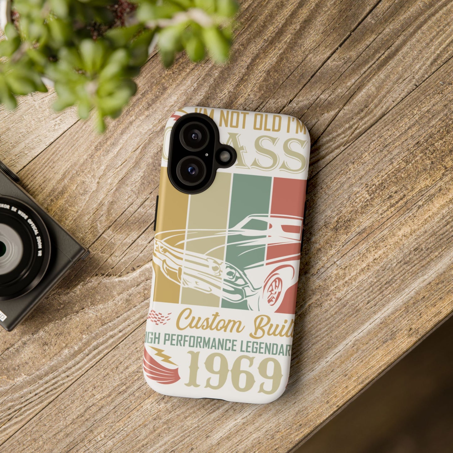 Vintage Classic Car Tough Case - Retro 1969 Design