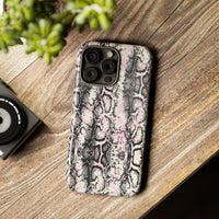 Stylish Snake Print Phone Case - Tough Protection for Trendsetters
