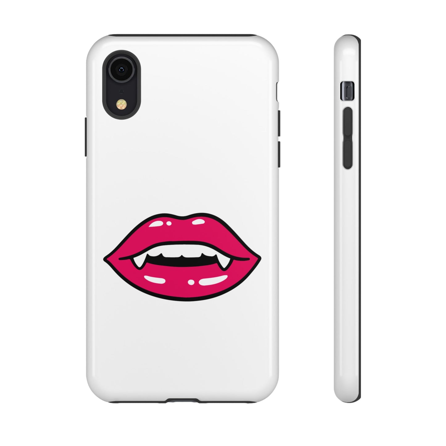 Vampire Mouth Phone Case - Tough Cases for Halloween, Gift for Spooky Lovers, Quirky Phone Accessories, Fun Tech Gear