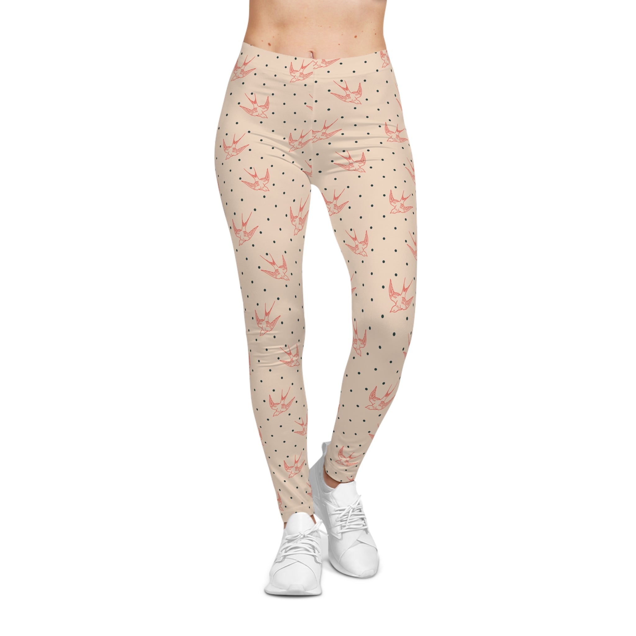 Floral Print Women's Casual Leggings - Stylish & Comfortable Everyday Wear