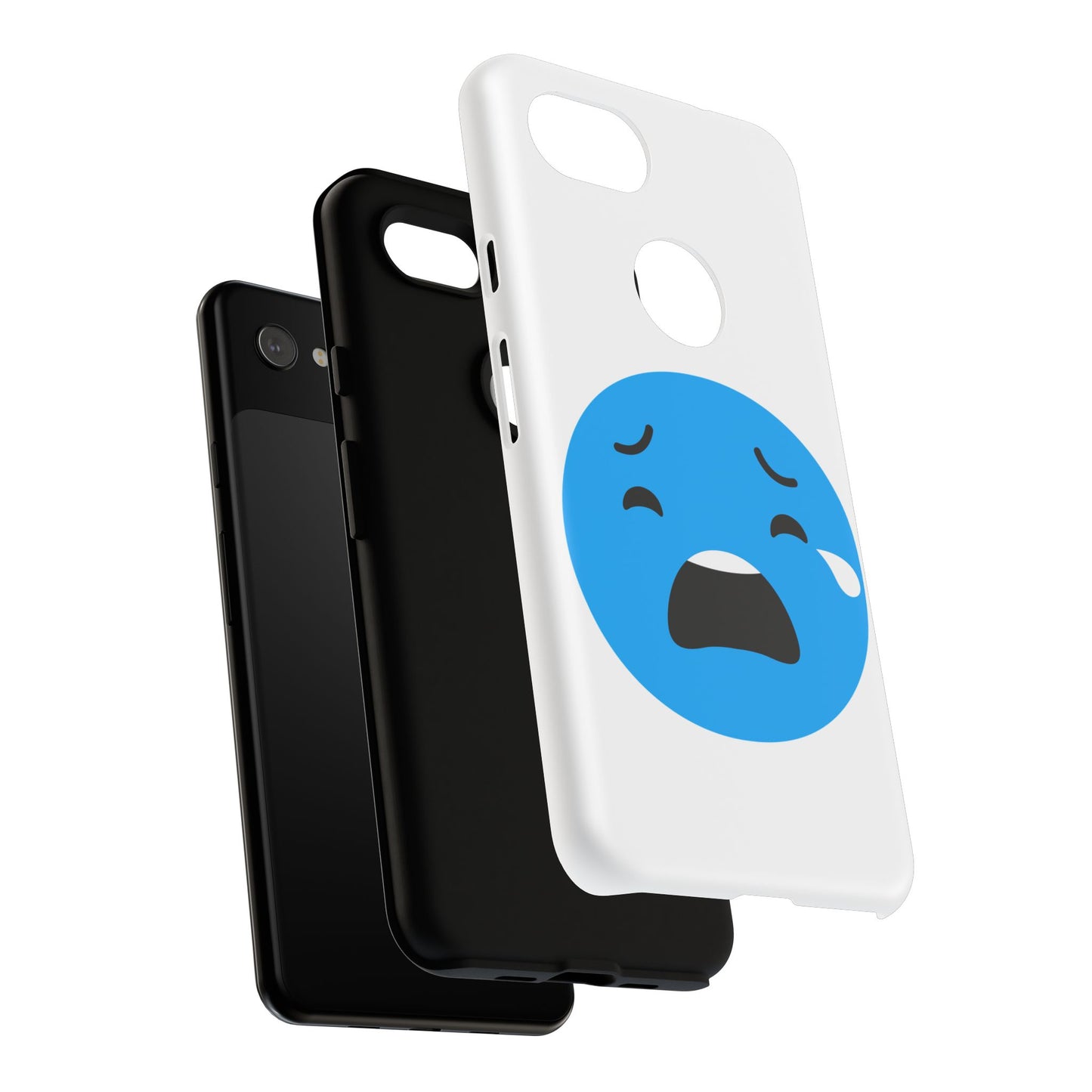 Funny Sad Face Phone Case - Tough and Stylish