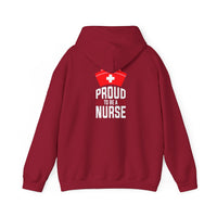 Nurse Life Hoodie - Unisex Heavy Blend™ Sweatshirt with Red Cross Design