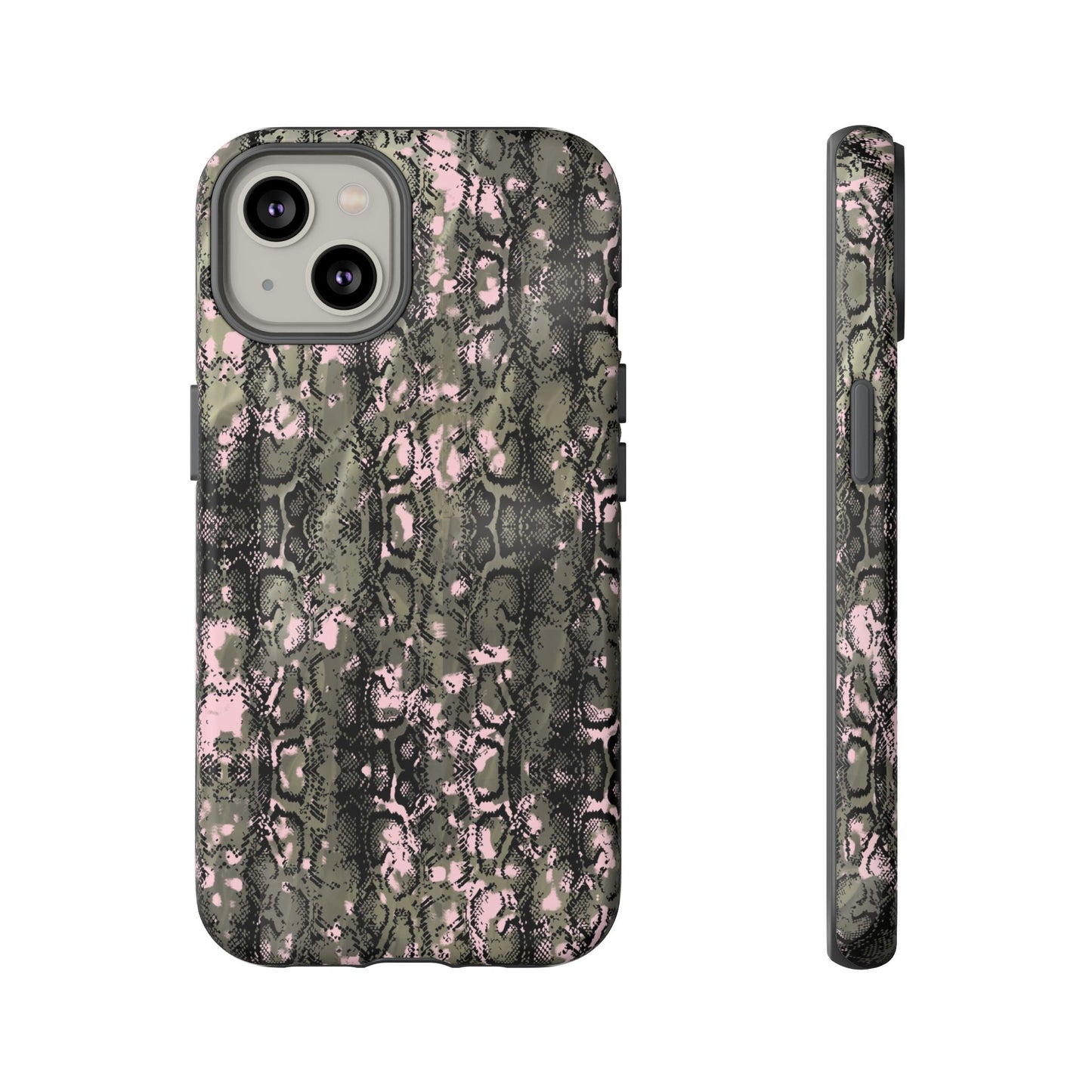 Stylish Snake Print Phone Case for Tough Protection