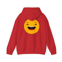 Funny Smile Emoji Hoodie - Unisex Heavy Blend™ Sweatshirt for Everyday Comfort