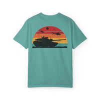 Vintage Sunset Tank Top - Military Inspired Unisex T-Shirt
