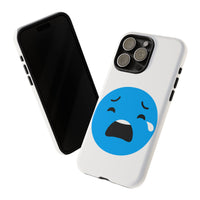 Funny Sad Face Phone Case - Tough and Stylish