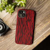 Bold Zebra Print Phone Case - Tough Protection for Trendsetters