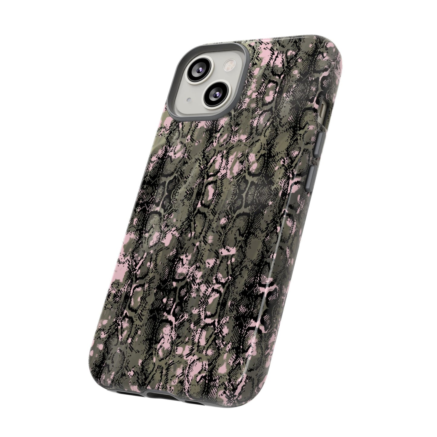 Stylish Snake Print Phone Case for Tough Protection
