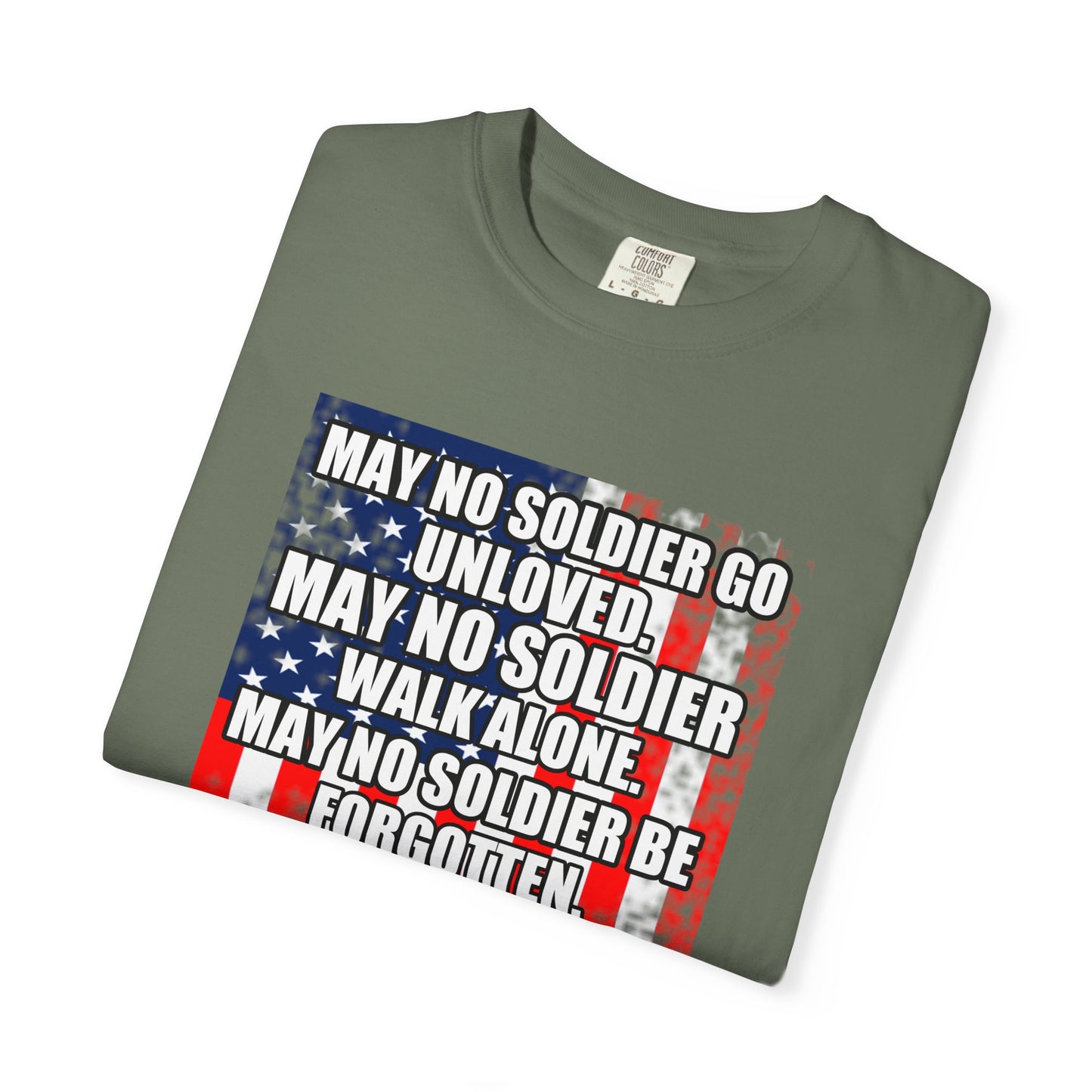 Patriotic T-shirt for Veterans, Memorial Day, Independence Day, Military Support, Casual Wear, Unisex Tee