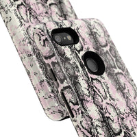 Stylish Snake Print Phone Case – Trendy Design, Tough Protection  Make a bold fashion statement while keeping your phone safe with this sleek and durable snake print case.