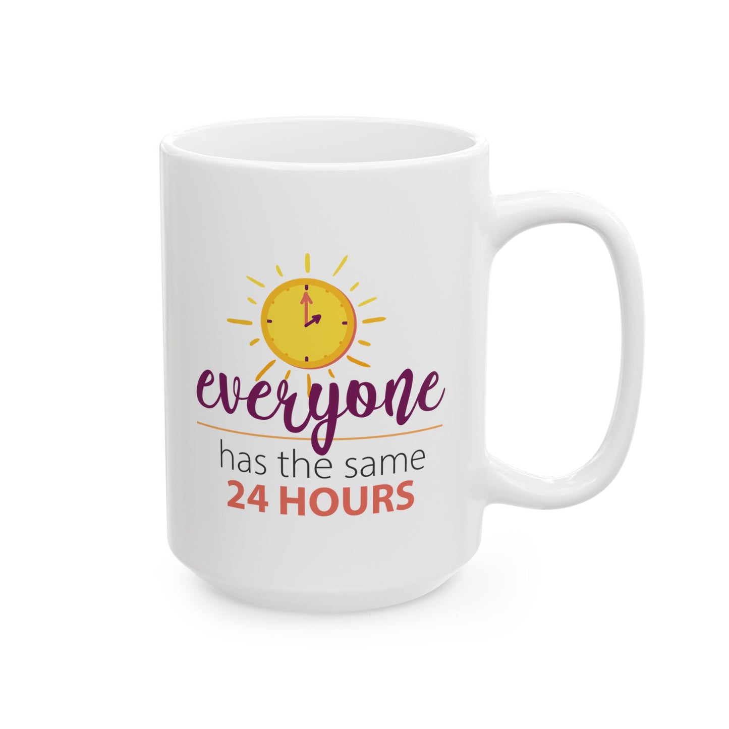 Sunshine Ceramic Mug, Coffee Cup for Morning Motivation, Gift for Friends, Inspirational Quote, Self-Care Reminder