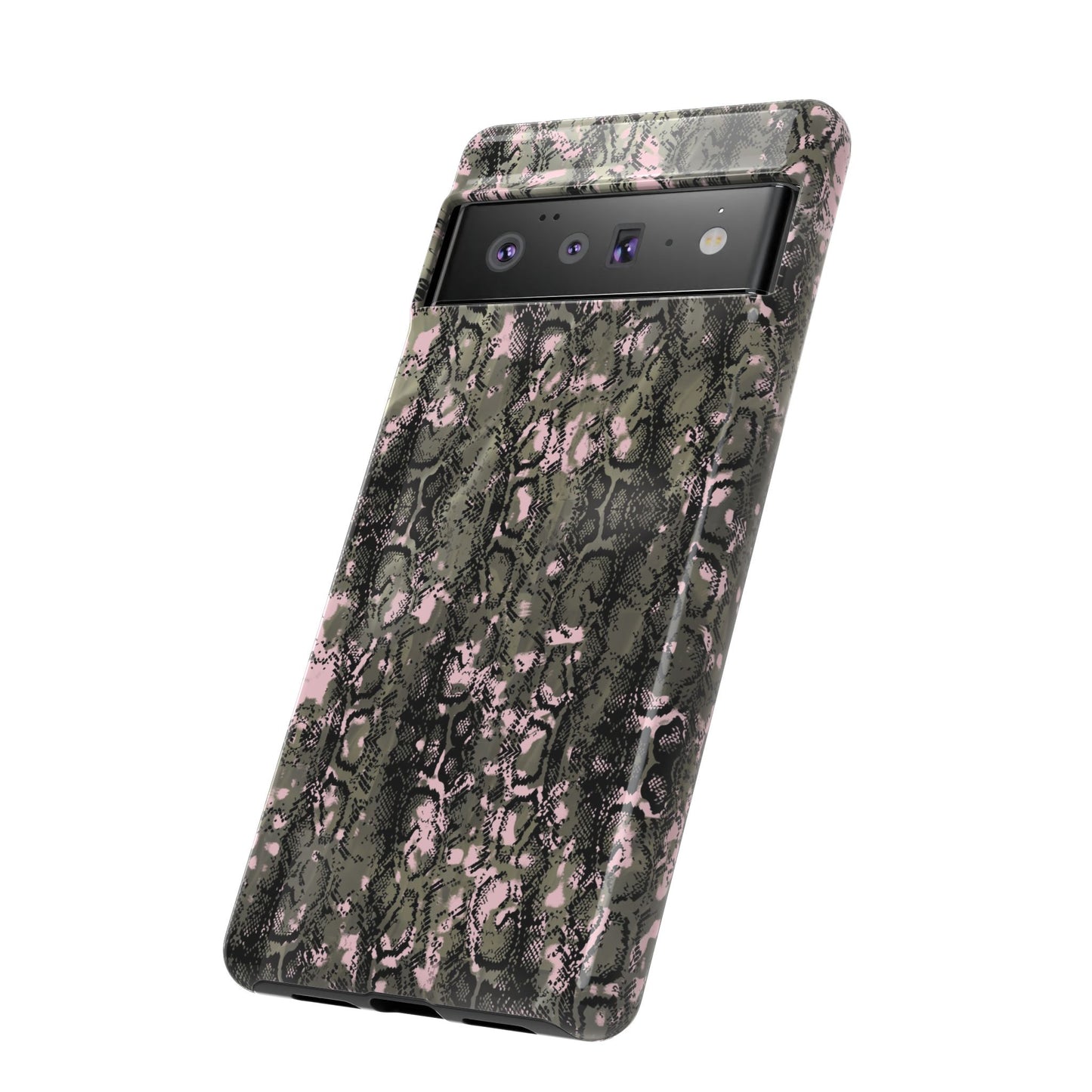 Stylish Snake Print Phone Case for Tough Protection