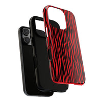 Bold Zebra Print Phone Case - Tough Protection for Trendsetters