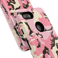 Stylish Pink Camouflage Phone Case – Tough Cases for Trendsetters